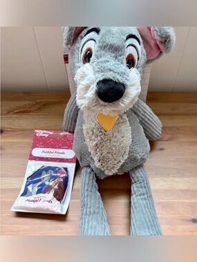 SCENTSY BUDDY - DISNEY’S LADY AND THE TRAMP’S “TRAMP” PLUSH NIB W/ SCENTSY PACK